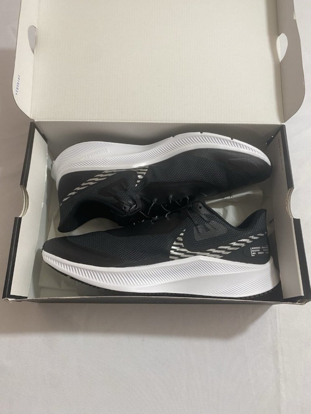 New Mens Size 11 - Nike Quest 3 Shield Black Metallic Silver CQ8894 001